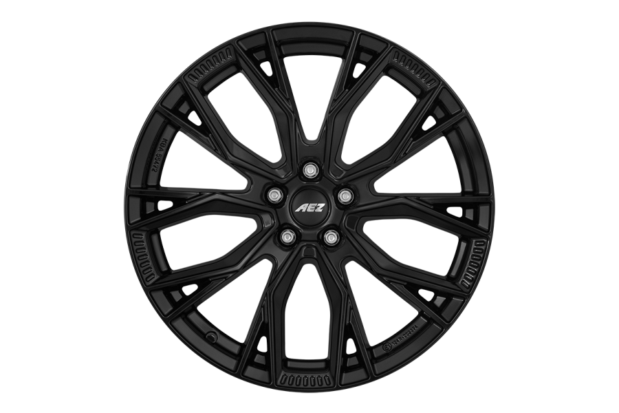 aez toronto black frontal Immagine frontale cerchi in lega modello AEZ TORONTO black